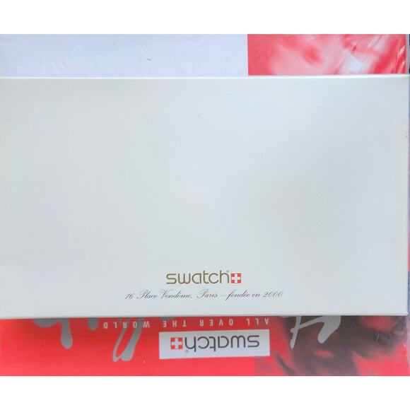 Swatch watch LA BANANE BLEUE GN192P 2000 Luxury Collection Vendôme NOS - Picture 11 of 12